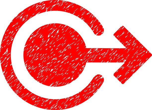 注销颗粒纹理图标图片下载