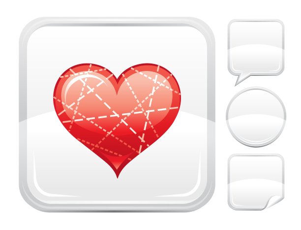 情人节浪漫爱情虚线图片下载