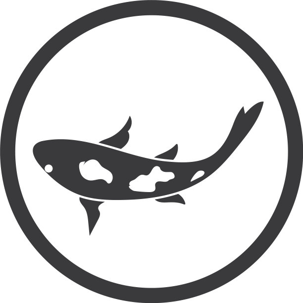 锦鲤鱼的标志图片下载