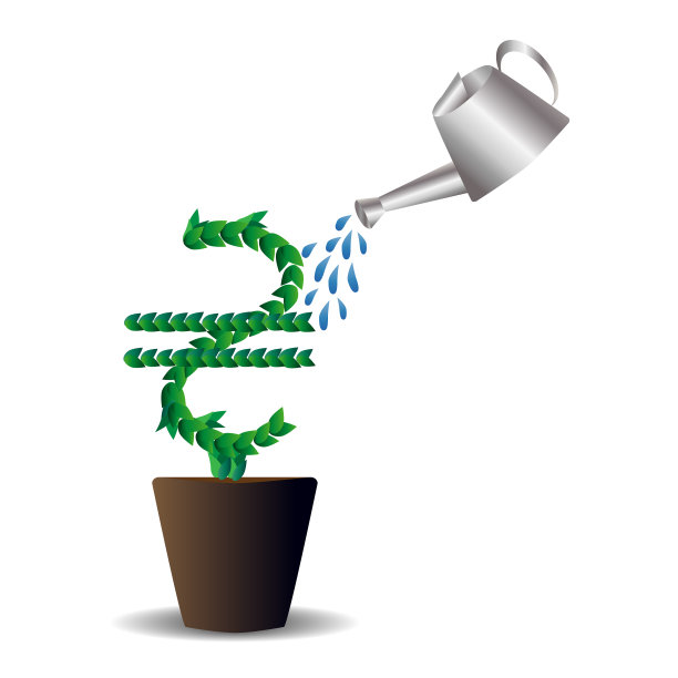 绿色的叶子以国际形式摆放图片下载