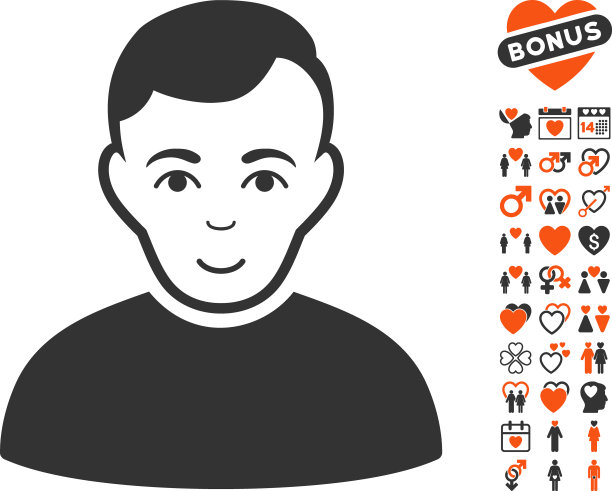 用户图标与可爱的奖金图片下载