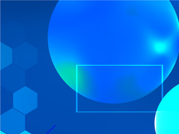 蓝色几何抽象背景图片下载