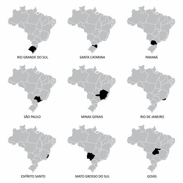 巴西地图设置图片下载