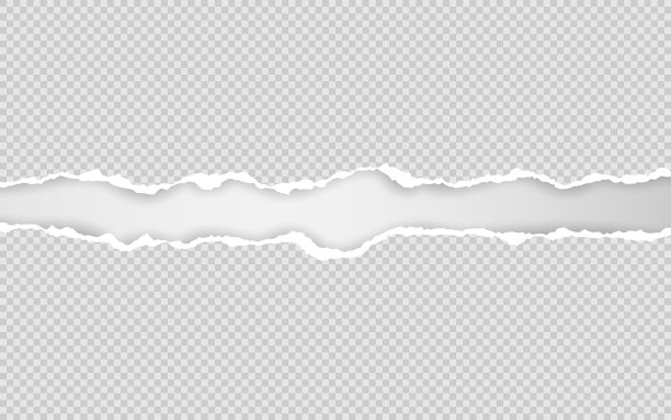 横向撕纸，边缘撕成方形图片下载