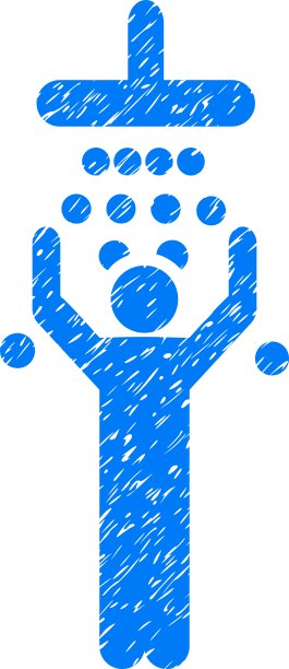 淋浴男子颗粒纹理图标图片下载