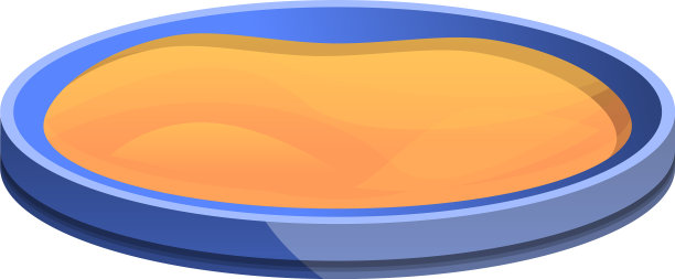 圆形沙盒图标卡通风格图片下载