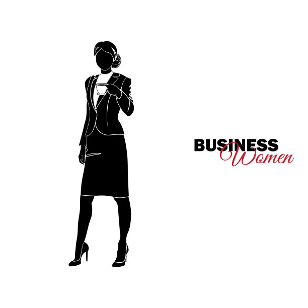 穿着西装的女商人图片下载