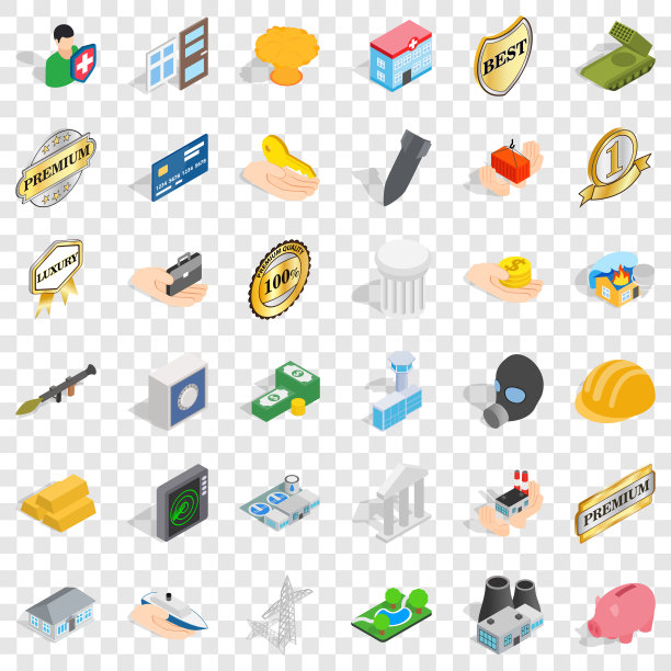 医院图标设置等距样式图片下载