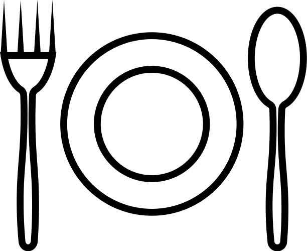 盘子和刀用叉子图片下载