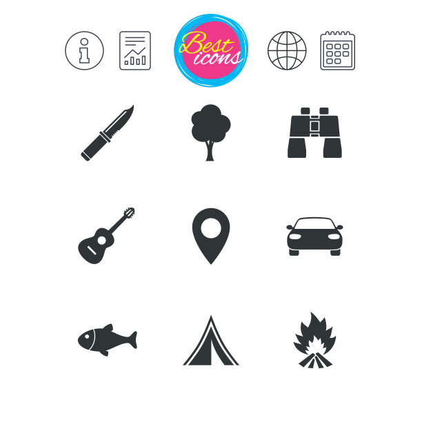 露营旅游偶像钓鱼吉他音乐图片下载