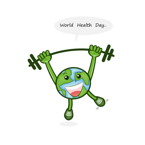 全球标志和哑铃标志设计图片下载