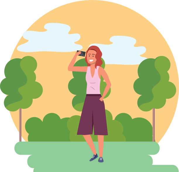 千禧人时尚装智能手机圆图片下载