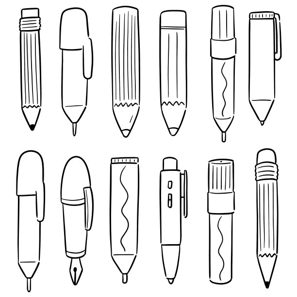 钢笔和铅笔图片下载