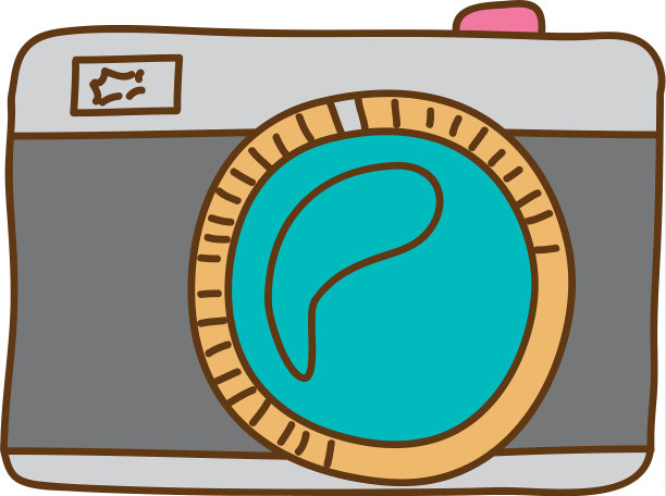 浅色的模拟手绘剪影图片下载