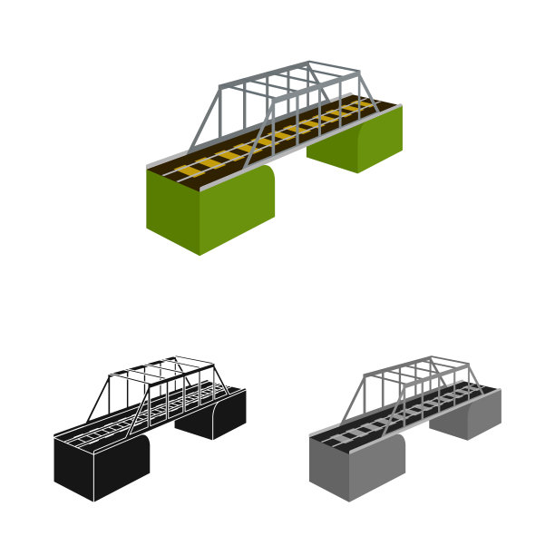 桥和海标志集图片下载