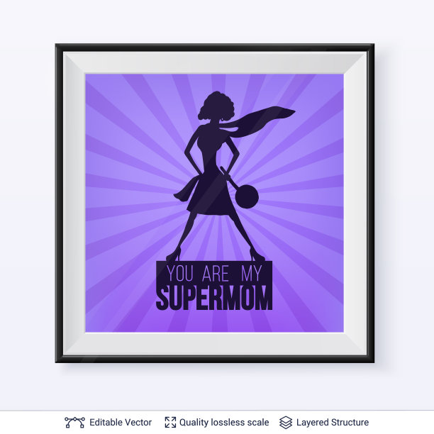 母亲节贺卡横幅模板图片下载