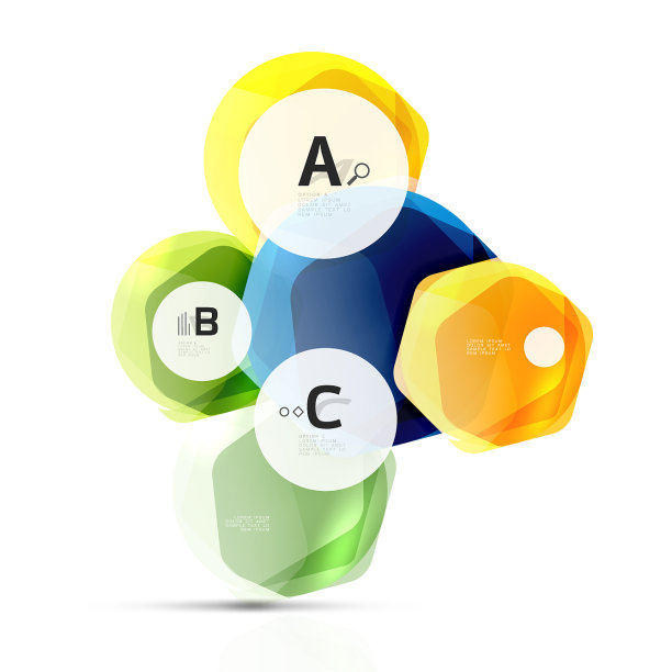 玻璃彩色六角形光泽塑料六角形图片下载