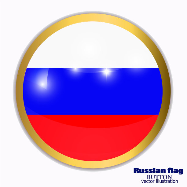 明亮的背景与俄罗斯国旗的幸福图片下载