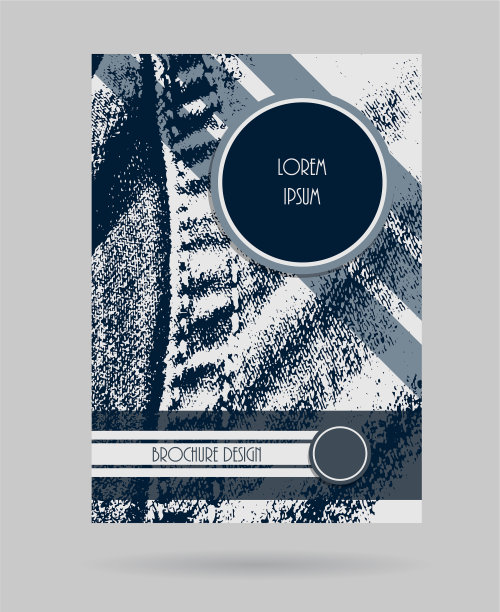 牛仔宣传册设计商业现代布局图片下载