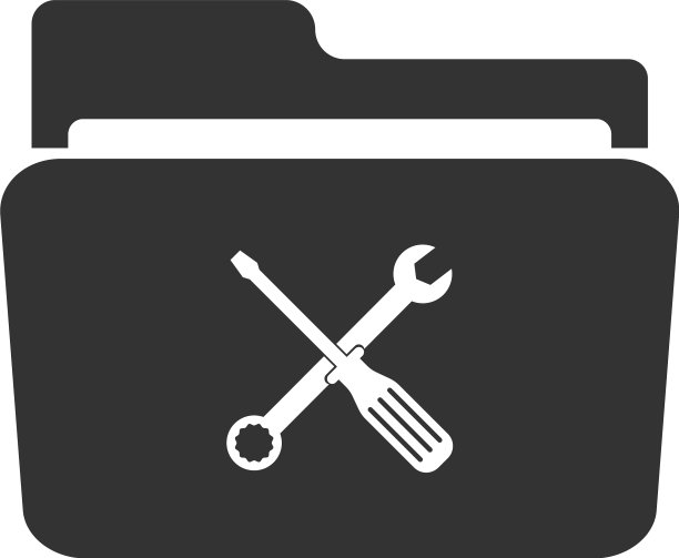文件夹和工具或设置图标图片下载