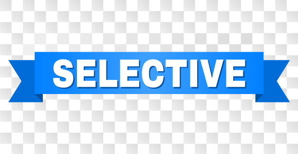 有选择标题的蓝色带子图片下载