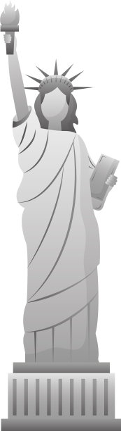 自由女神像，纽约市的地标图片下载