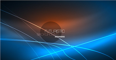 霓虹闪烁魔术背景霓虹横幅夜图片下载