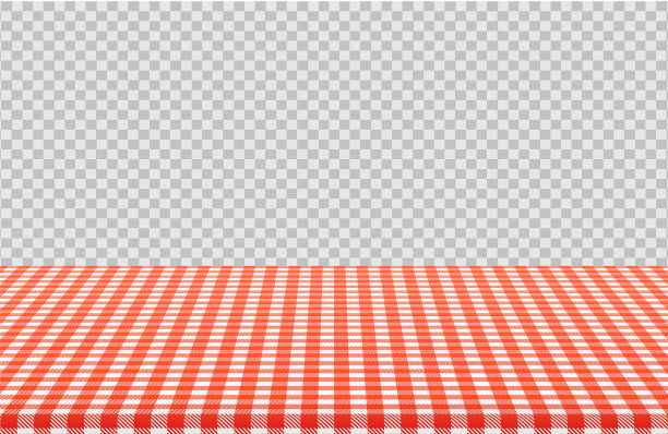 野餐桌用红色方格图案图片下载