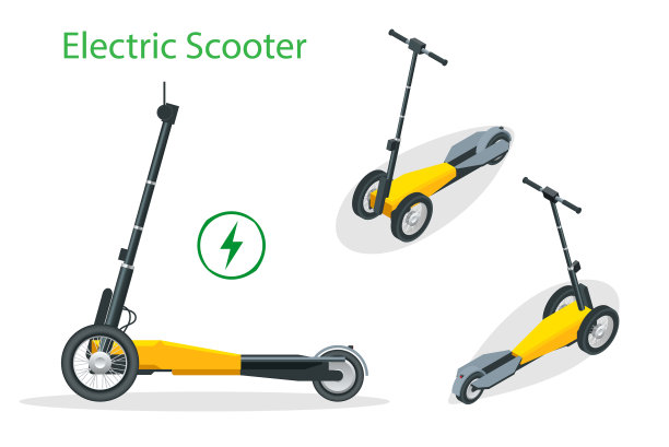 等距电动踏板车上路电动图片下载