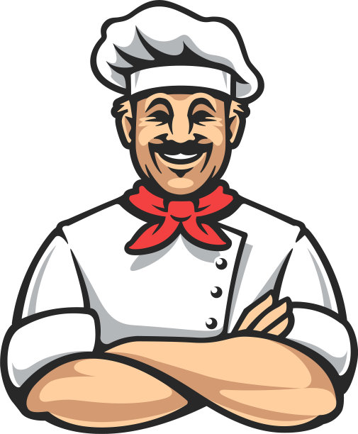 快乐的厨师图标图片下载