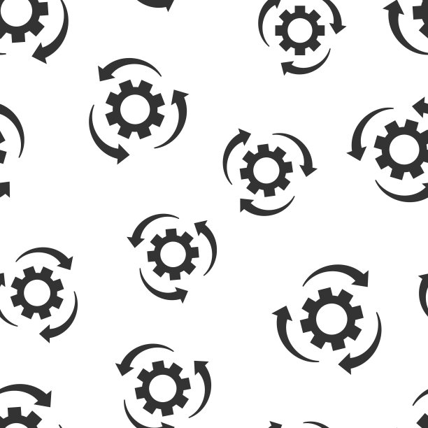 工作流流程图标无缝模式背景图片下载