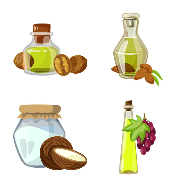 瓶子和玻璃标志集图片下载