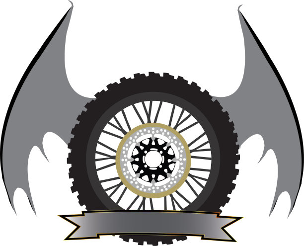 标志的摩托车图片下载