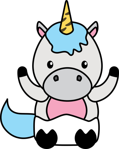 可爱的独角兽人物图片下载