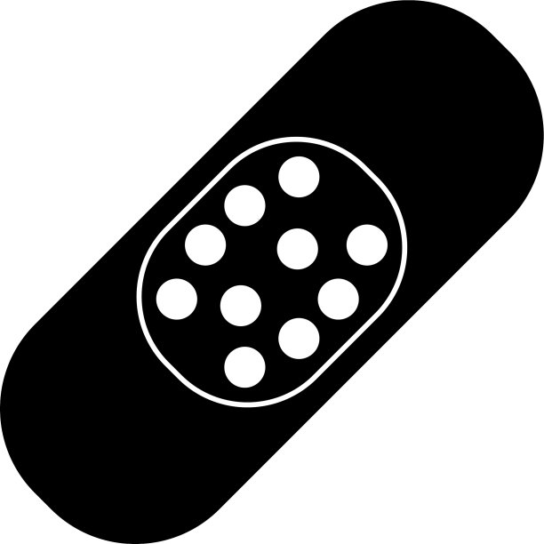 创可贴急救图标象形图图片下载