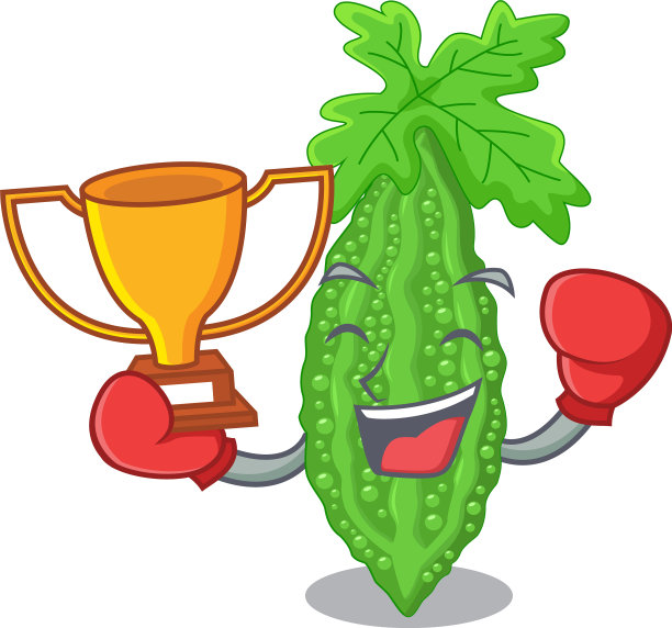 拳击冠军苦瓜上的梨图片下载