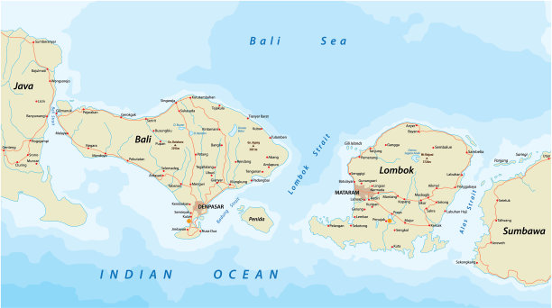 路线图印度尼西亚小巽他群岛巴厘岛图片下载