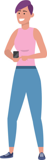 千禧一代的年轻人用智能手机发短信图片下载