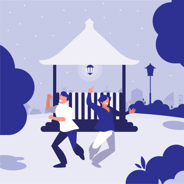 年轻的舞者在公园里跳舞图片下载