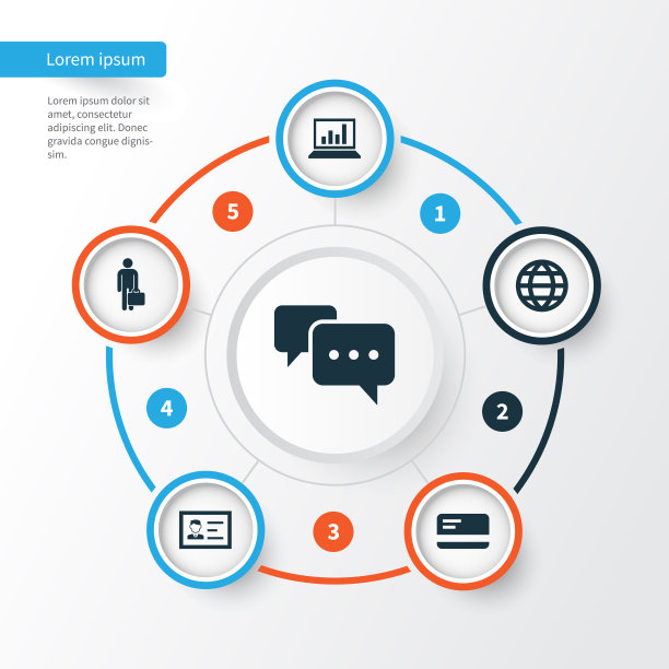 业务图标集合聊天图片下载