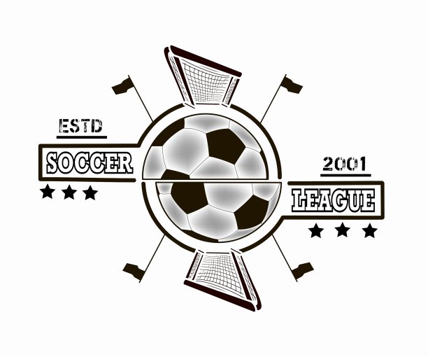 标志的足球联赛图片下载