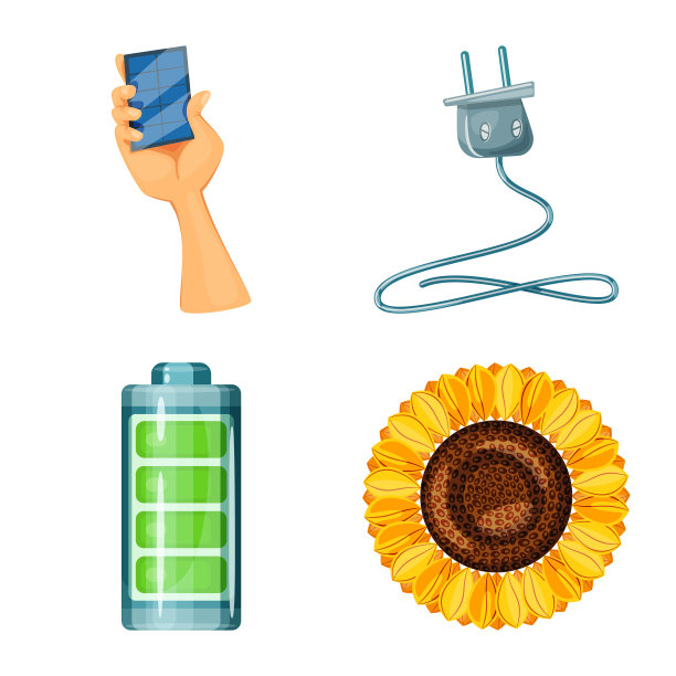 孤立的对象和有机图标集和图片下载