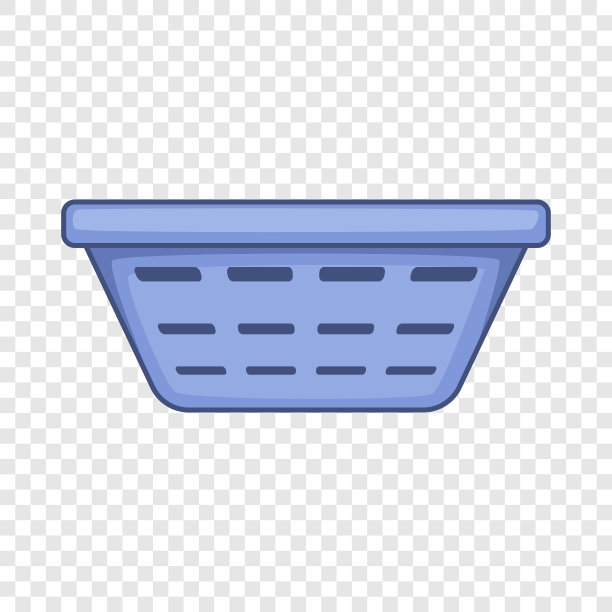 衣服篮子图标卡通风格图片下载