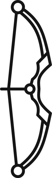 运动蝴蝶结图标轮廓风格图片下载