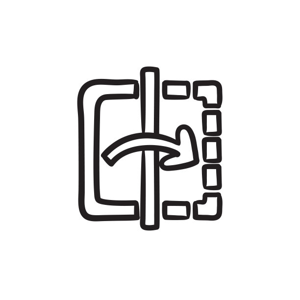 镜面反射素描图标图片下载