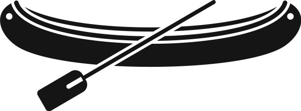 现代皮艇图标简约风格图片下载