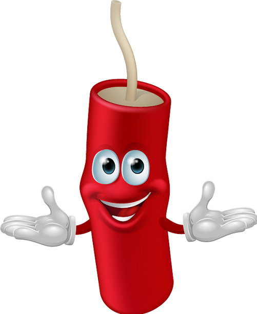 炸药的吉祥物图片下载