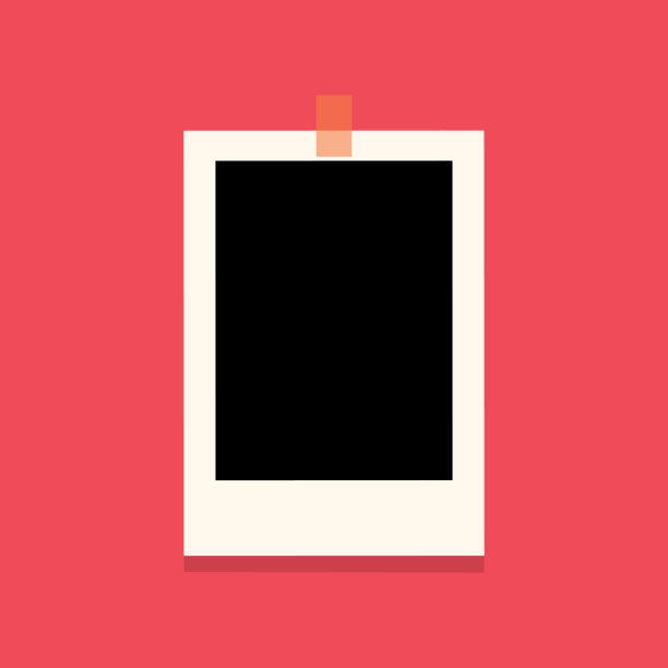 为您的照片在复古相框模板图片下载