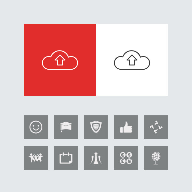Creative Cloud上传线条图标及其他奖励图标图片下载