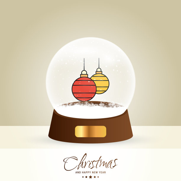 圣诞贺卡与创意优雅的设计和图片下载